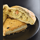 Imagen de pastel de pollo con verduras